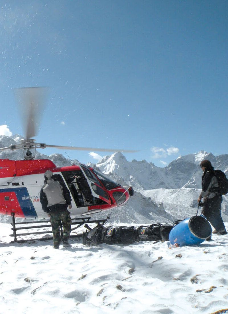 Heli rescue at Himalayas